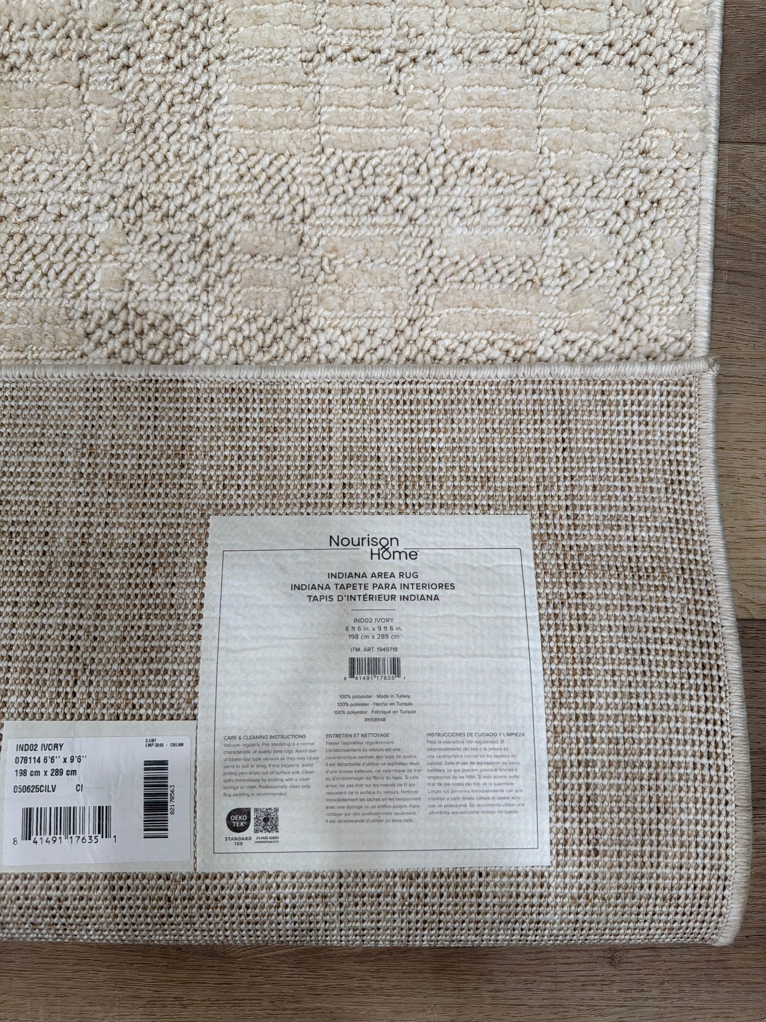 Nourison Indiana Area Rug Collection, Hammond, 6'6" x 9'6"